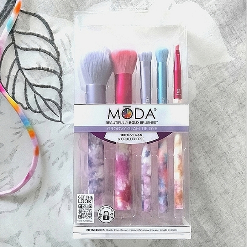 Moda Groovy Glam Brush Set 💗💜🩵